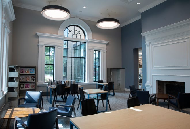 27 de septiembre de 2023, Sala de lectura Joyce Morse, Biblioteca pública de New Marlborough, West Main Street.