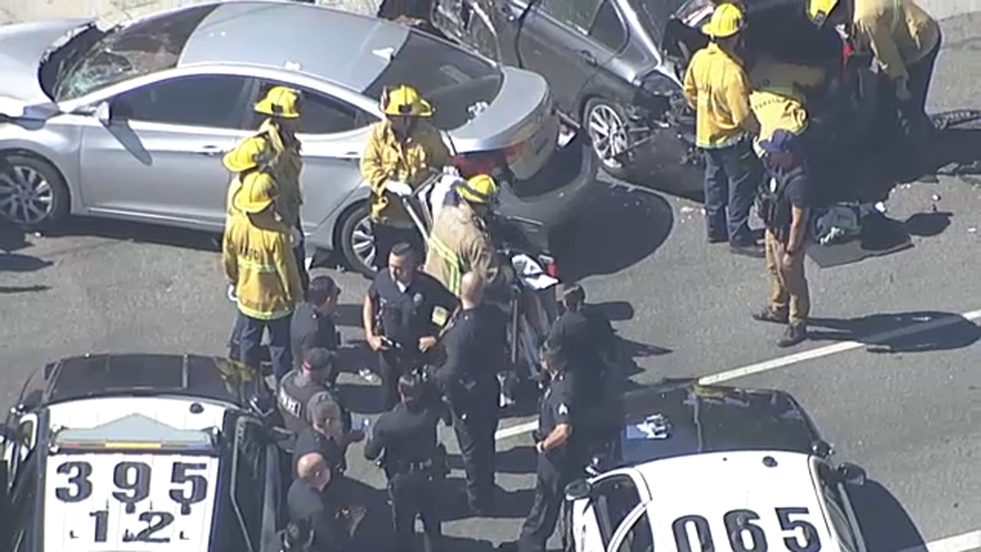 accidente automovilístico en el sur de los ángeles