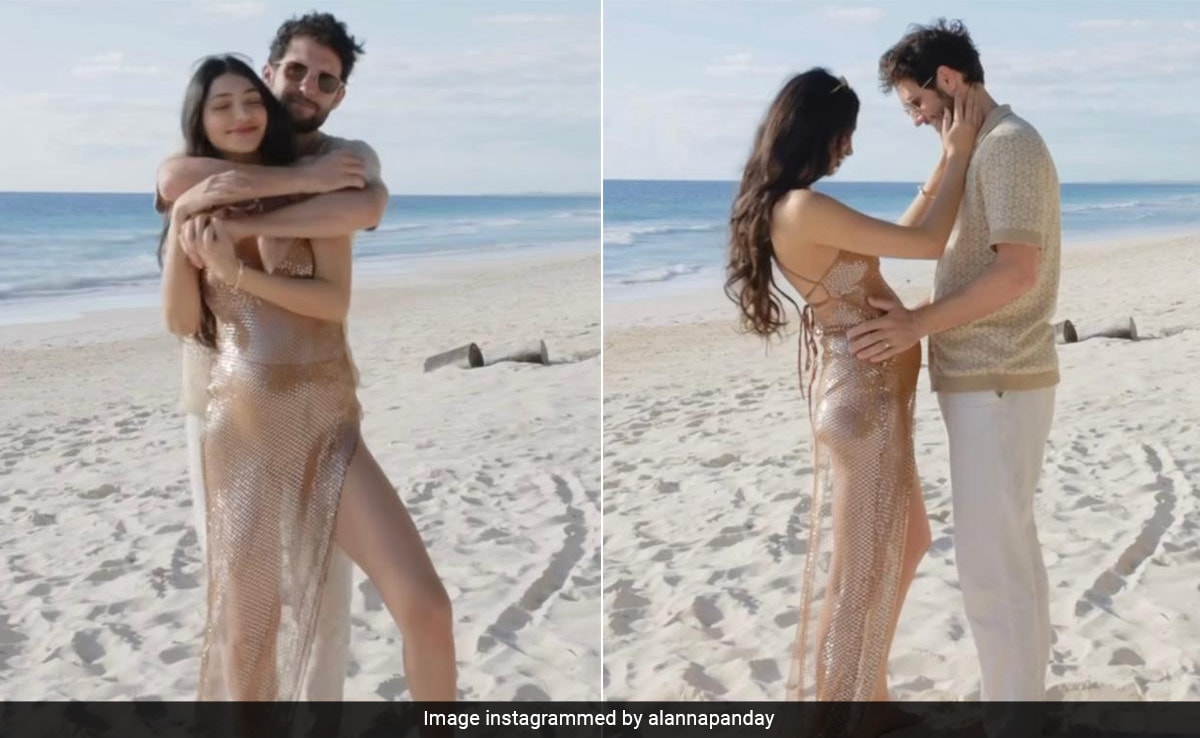 Alanna Panday seguramente se convertirá en un ícono de la moda premamá mientras muestra un fabuloso estilo de embarazo con un vestido brillante. Alanna Panday seguramente se convertirá en un ícono de la moda premamá mientras muestra un fabuloso estilo de embarazo con un vestido brillante.