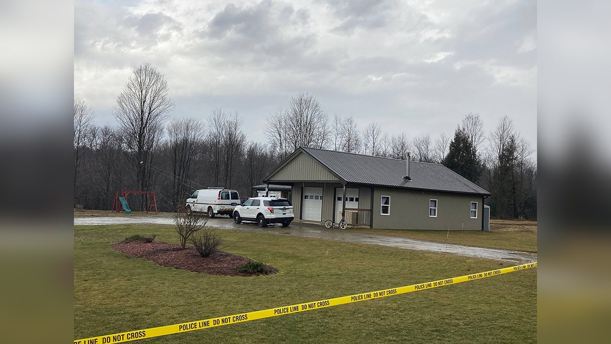 La casa de Rebekah Byler en Fish Flats Road en Sparta Township