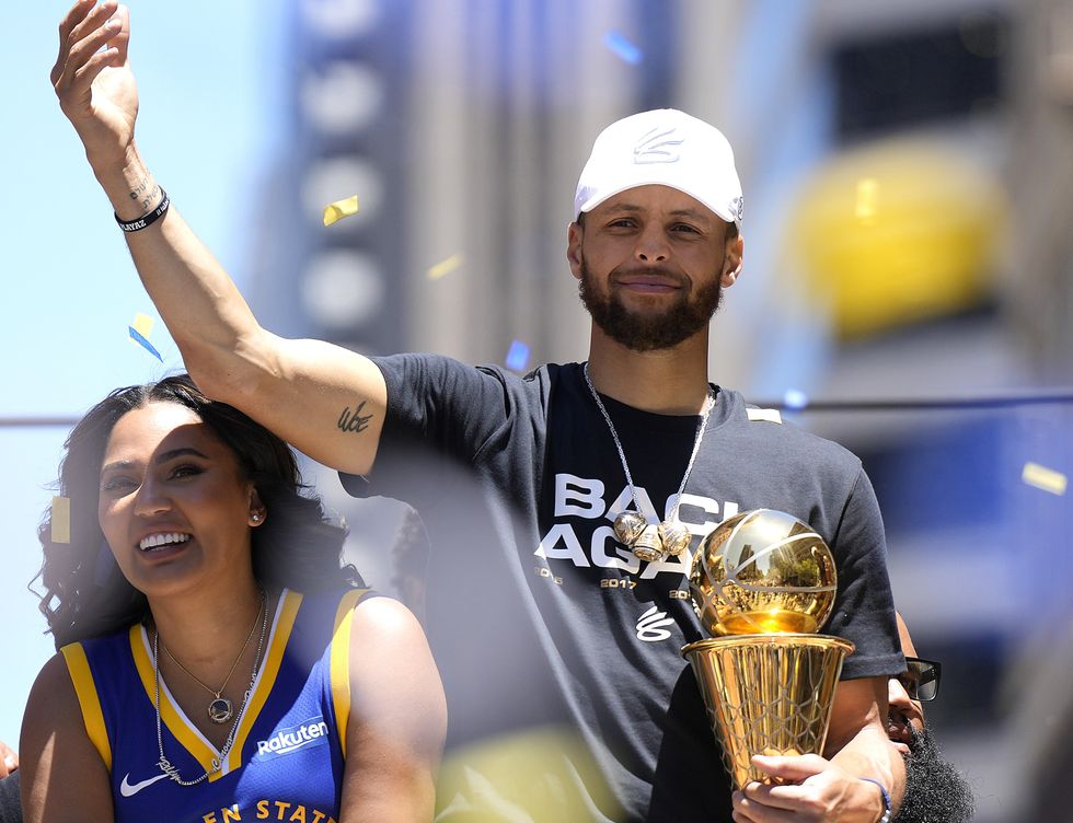 Ayesha y Stephen Curry
