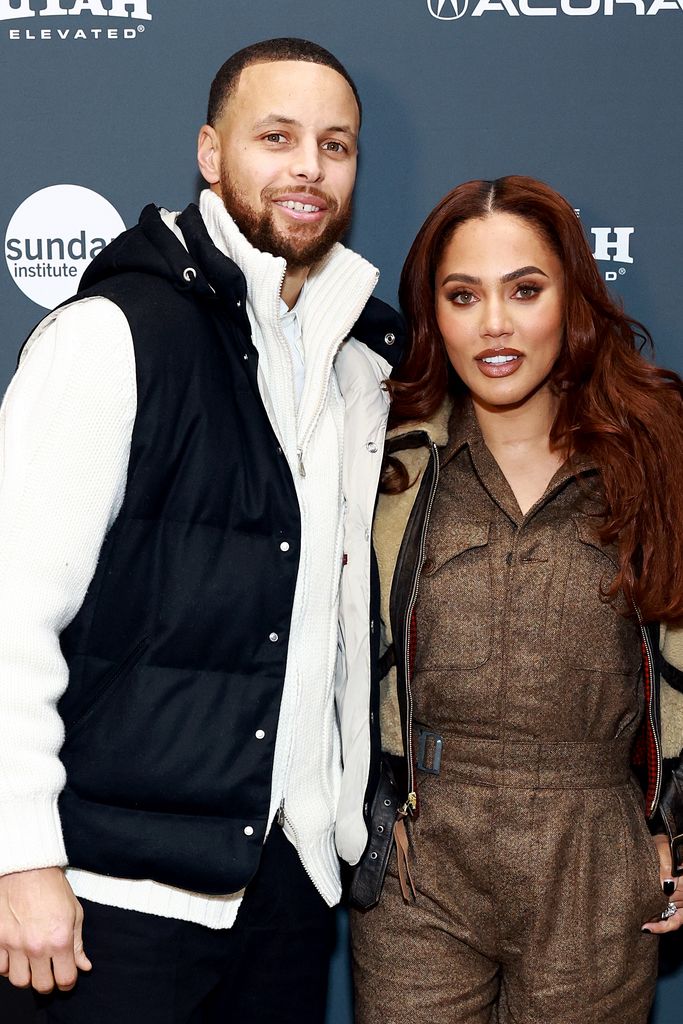 Stephen Curry y Ayesha Curry asisten al Festival de Cine de Sundance 2023 