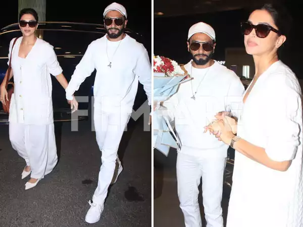 Ranveer Singh y Deepika Padukone recibieron clic en el aeropuerto por primera vez desde que anunciaron su embarazo.