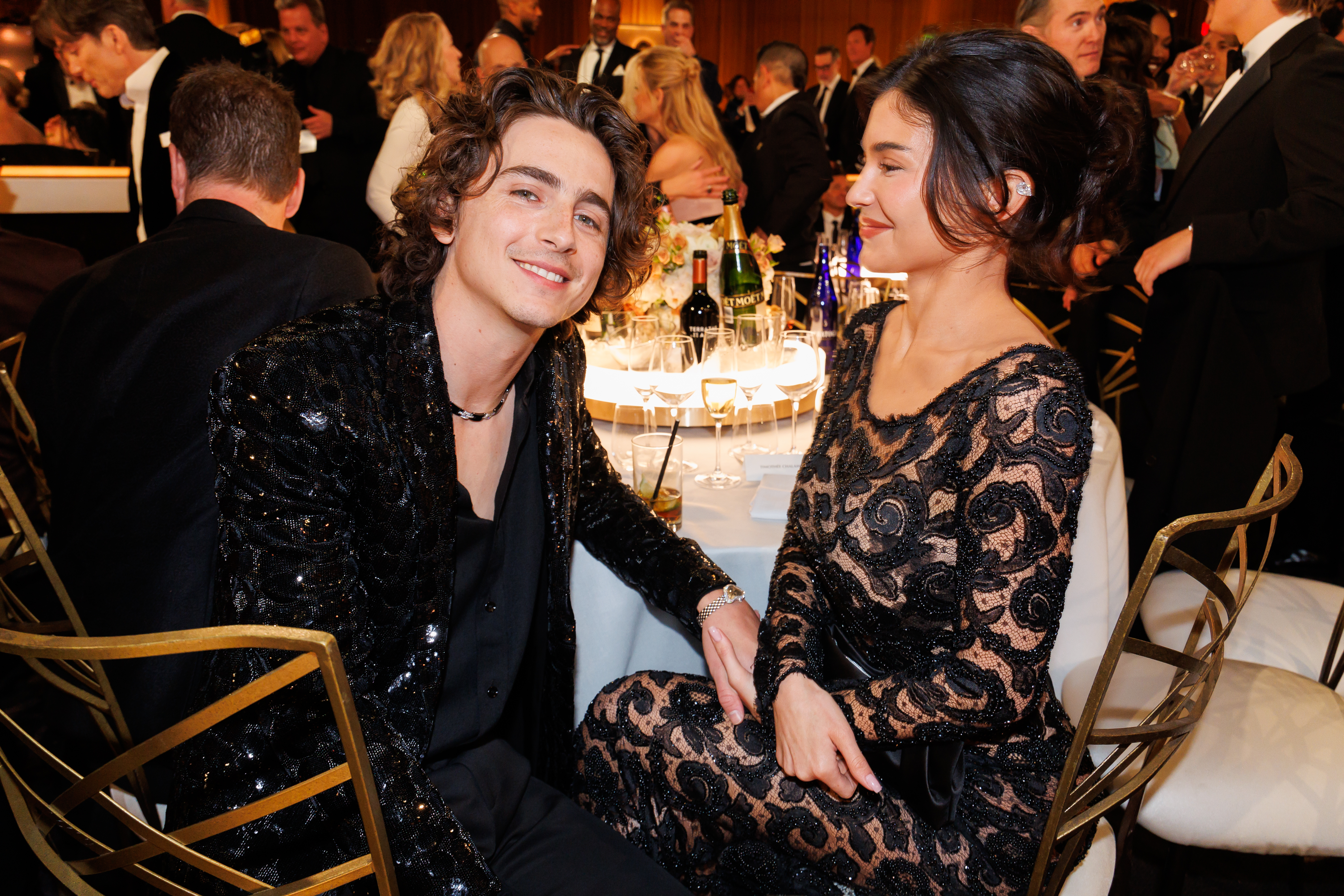 Los dos recientemente se abrazaron juntos en los Golden Globe Awards en enero.