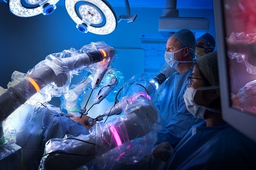 Sistema Versius de CMR Surgical. (Fuente: CMR Quirúrgico)