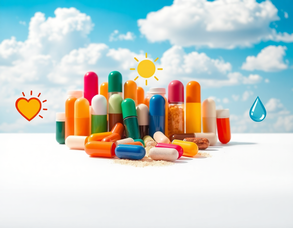 Las vitaminas llenan la vida de vitalidad