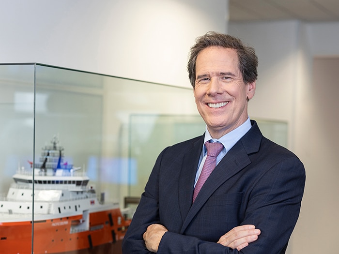 El director ejecutivo de Tidewater, Quintin Kneen, habla sobre WSUT