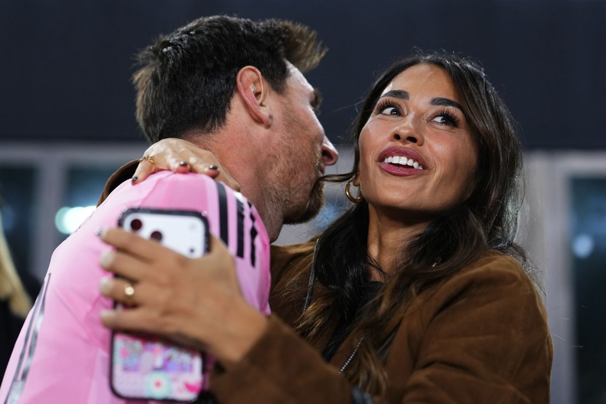 Lionel Messi y Antonella Roccuzzo