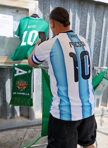 Locura por Messi en Cornellá