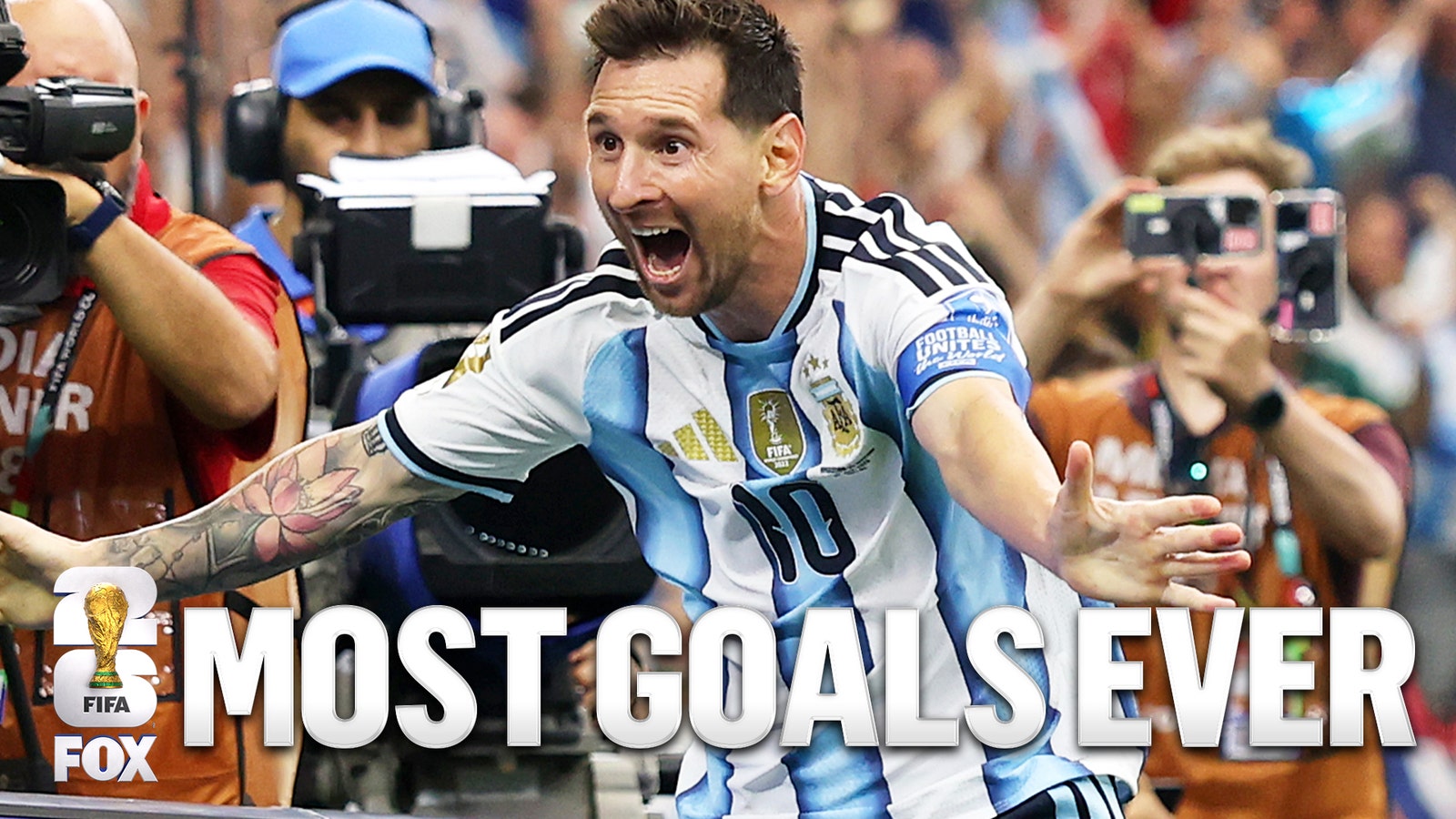 Messi continúa con el buen trabajo 🤯 Marcó dos goles contra Austria y se convirtió en el máximo goleador de todos los tiempos en la Copa Mundial de la FIFA™.
